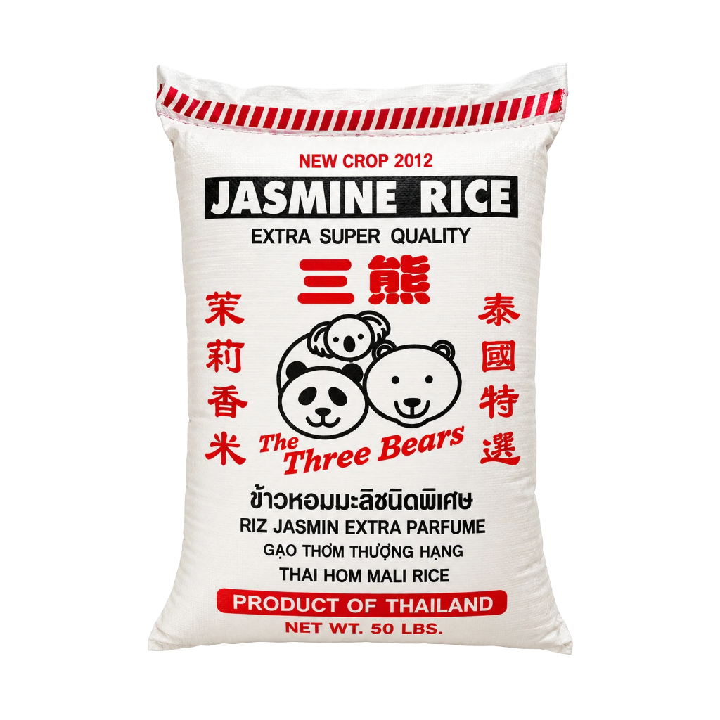 [501356/5A0214] ARROZ JAZMIN *THREE BEARS* 三熊牌茉莉香米 20kg