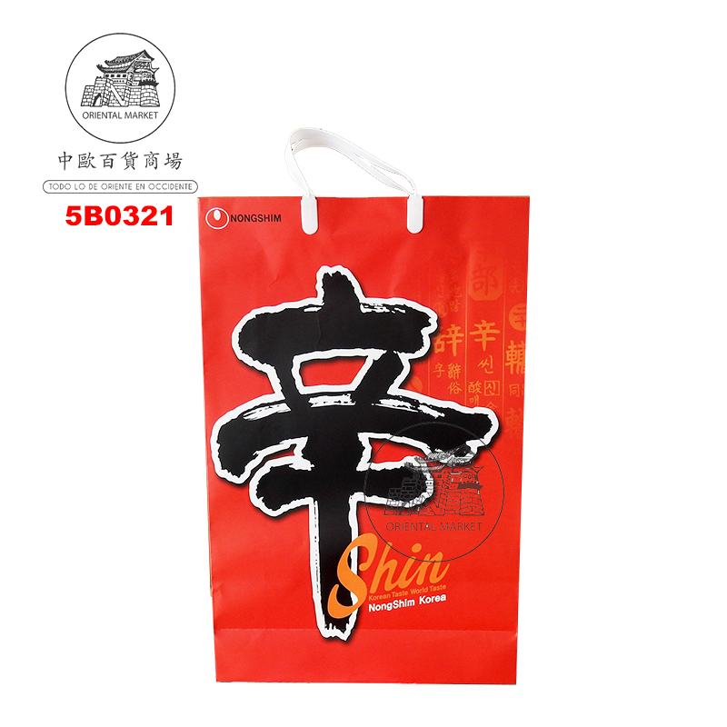 BOLSA COMPRA PAPEL *NONGSHIM* 农心手提袋