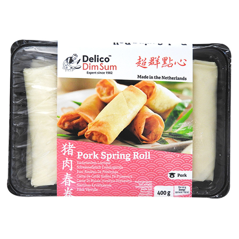[200666/2R0033] ROLLO PRIMAVERA CERDO *DELICO* 超群猪肉春卷 400g/10u/20