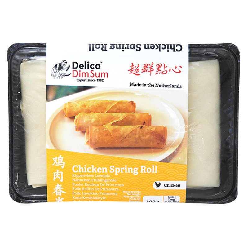 [200667/2R0034] ROLLO PRIMAVERA POLLO *DELICO* 超群鸡肉春卷 400g/10u/20