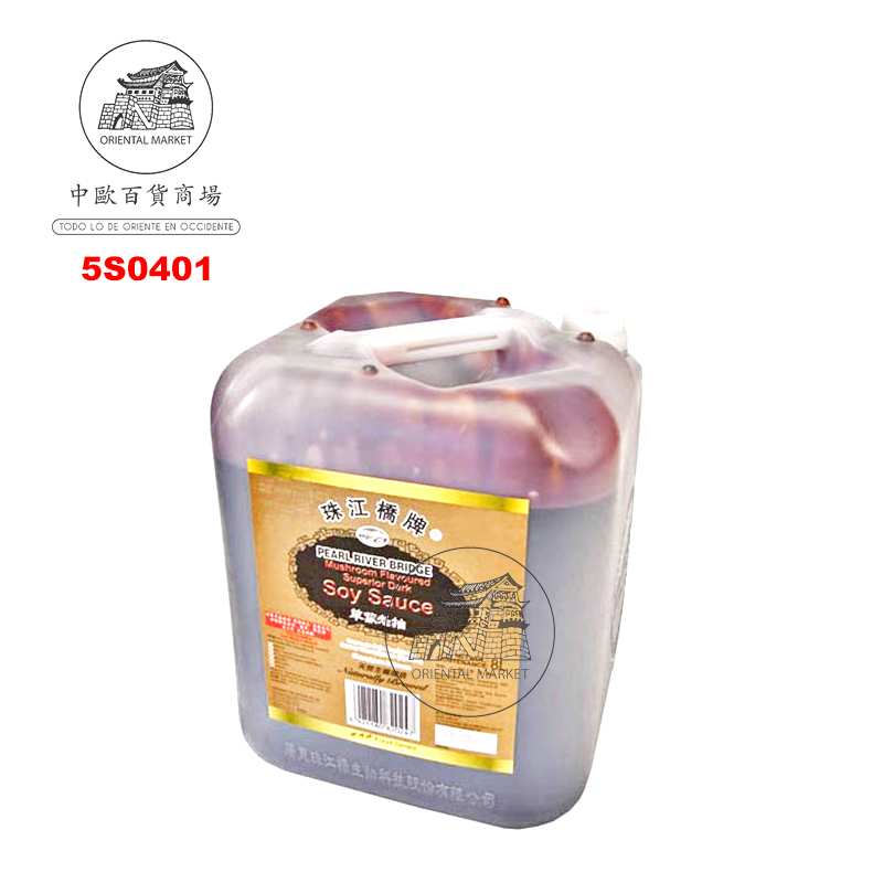 [502609/5S0401] SALSA SOJA OSCURA CHAMPIÑON *PRB* 珠江桥草菇老抽 8L/2