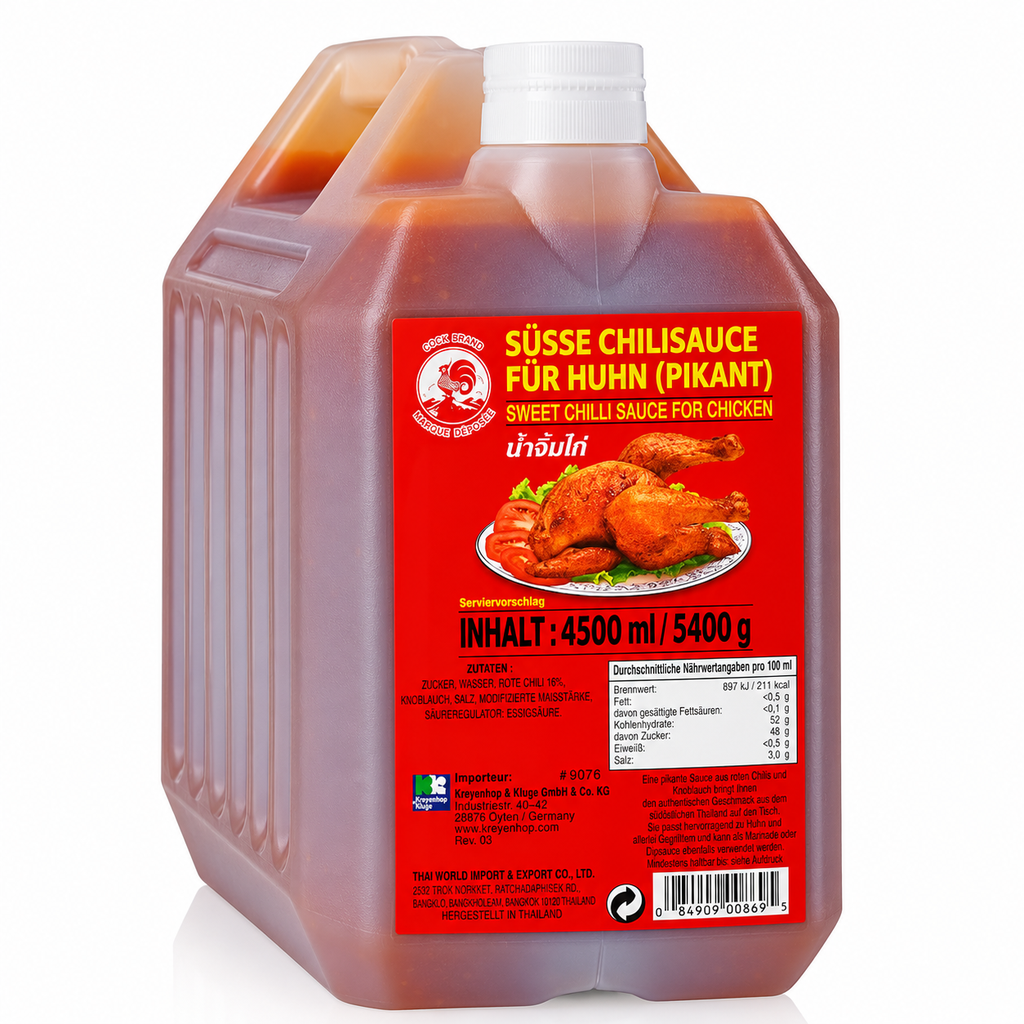 SALSA CHILI DULCE *COCK* 鸡标甜辣鸡汁 4,5L/3