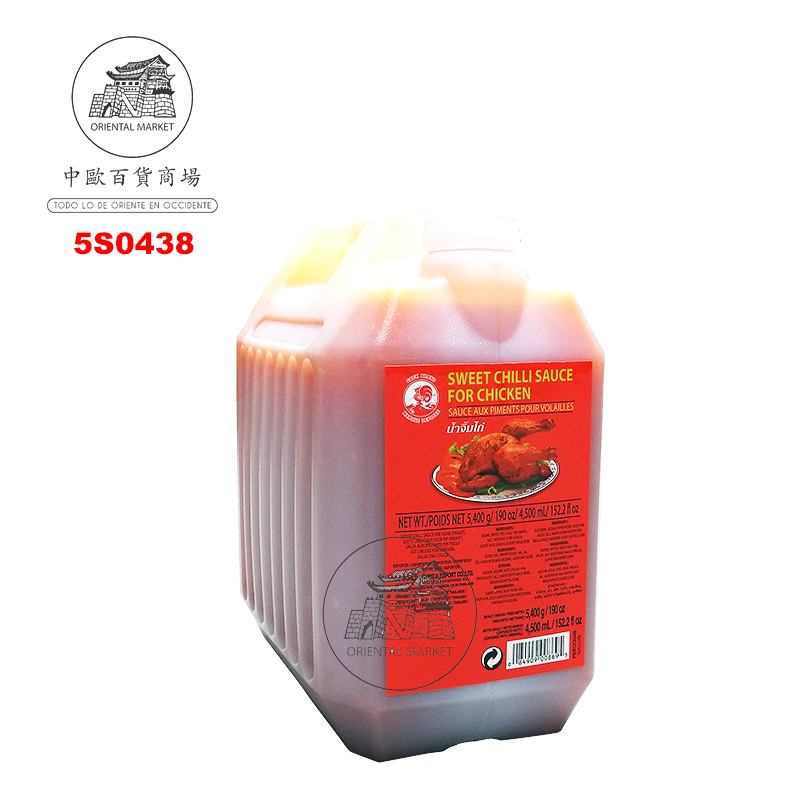 SALSA CHILI DULCE *COCK* 鸡标甜辣鸡汁 4,5L/3