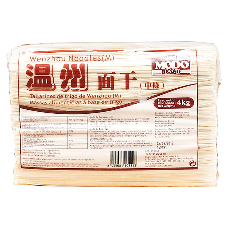 TALLARIN WENZHOU *MODO* 上品温州面干 4kg/4
