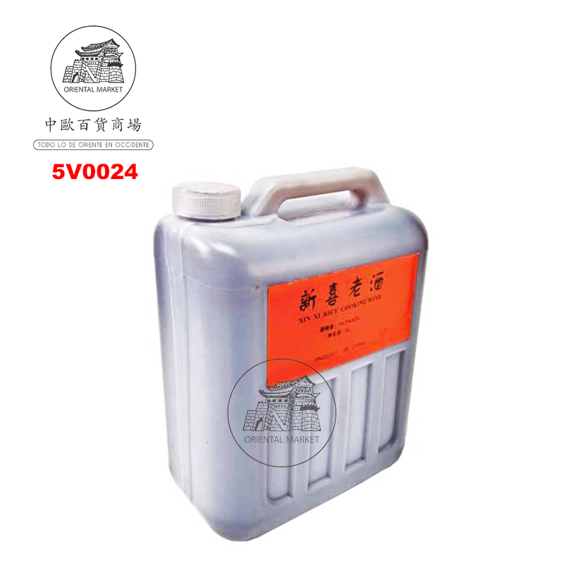 [502934/5V0024] VINO DE ARROZ PARA COCINAR (14,5%) *XIN XI* 温州老酒 5L/4