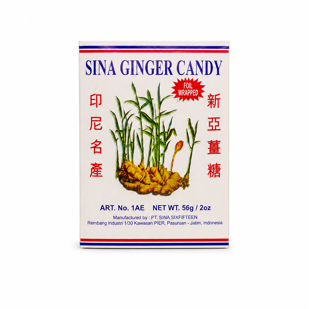 CARAMELO JENGIBRE NARANJA 新亚印尼橙味姜糖盒包 56g/(12uX20)/240
