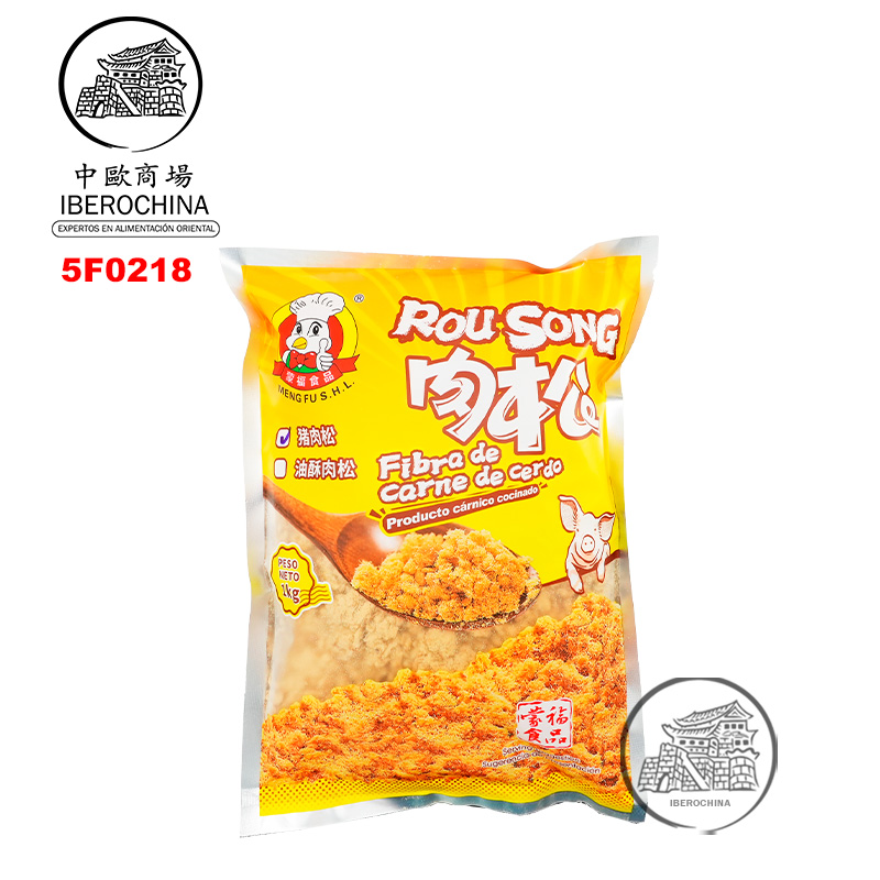 [502000/5F0218] FIBRA CERDO *MENGFU* 蒙福猪肉松 1kg/6