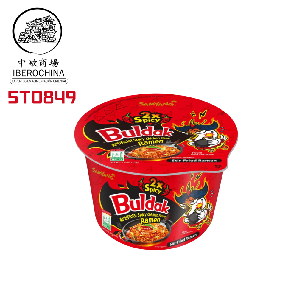RAMEN BOWL BULDAK 2xSPICY *SAMYANG* 三养2x辣火鸡碗面 105g/16