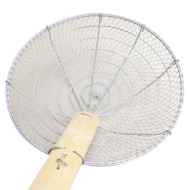 [900339/5E0013] ESPUMADERA HIERRO 12吋木柄铁炸厘 30cm/50