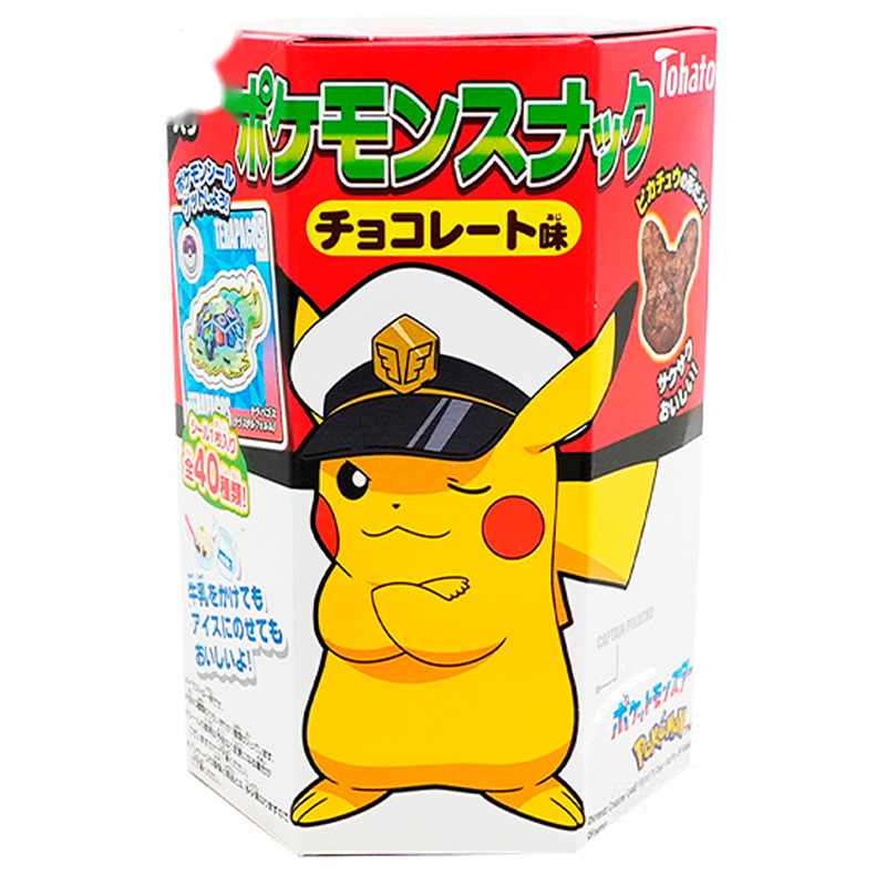 SNACK MAIZ CHOCOLATE POKEMON *TOHATO* 宝可梦玉米巧克力零食 23g/48