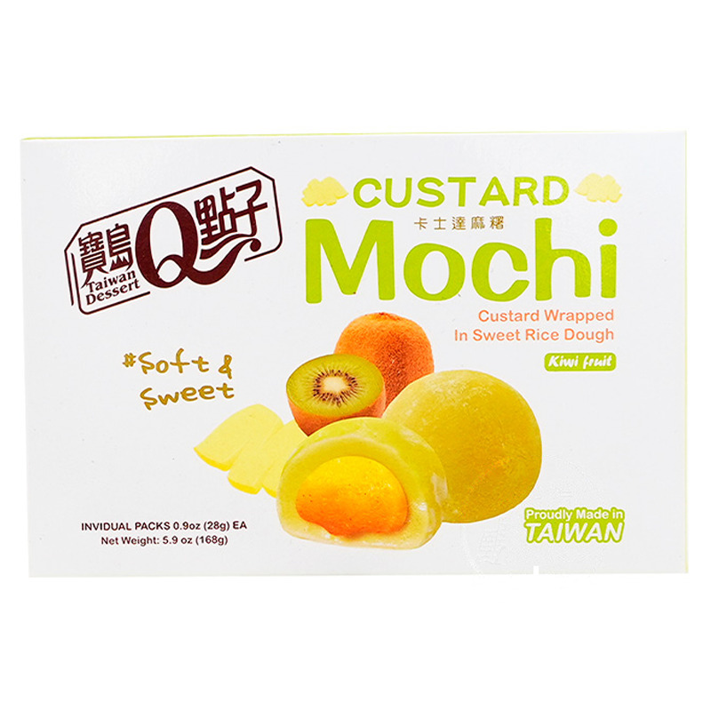 [502972/614063] MOCHI KIWI *宝岛Q点子* 猕猴桃麻薯 168g/24