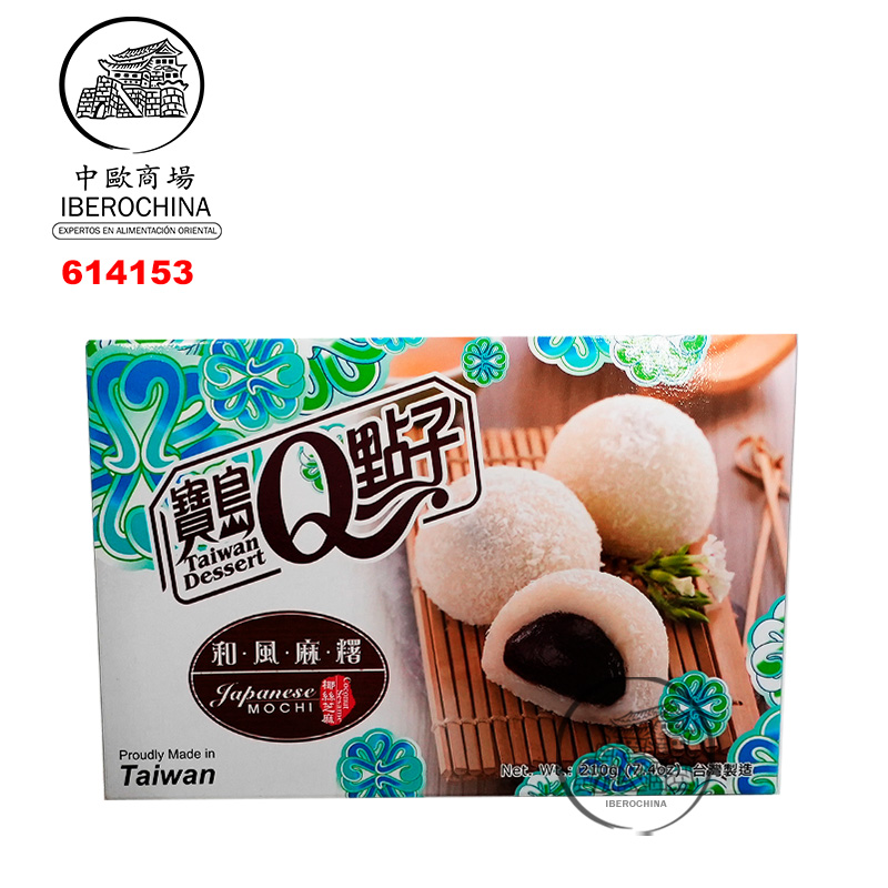[502974/614153] MOCHI SESAMO COCO *宝岛Q点子* 芝麻椰子麻薯 210g/24
