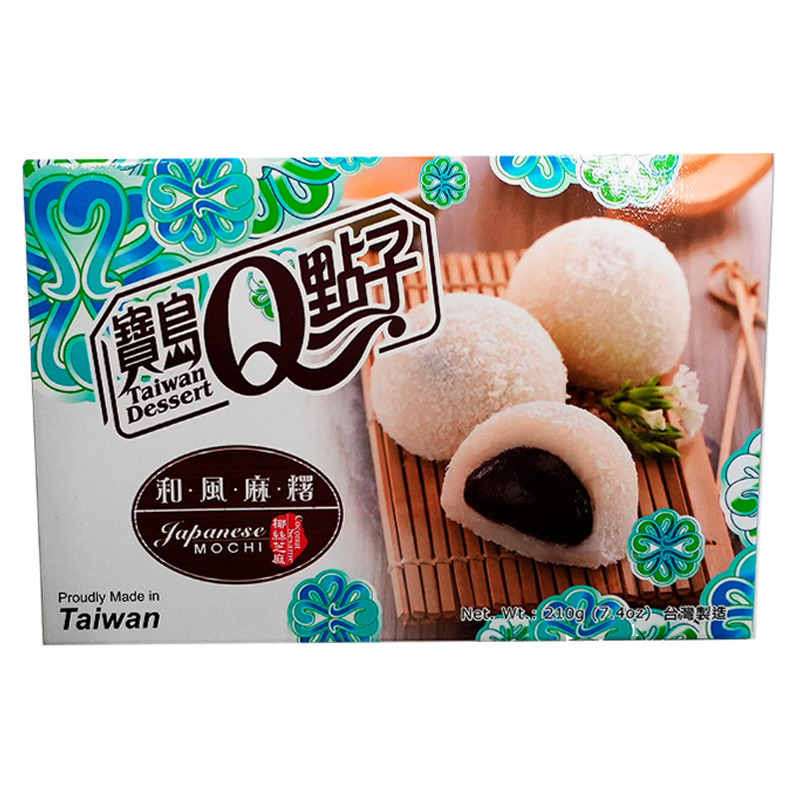 MOCHI SESAMO COCO *宝岛Q点子* 芝麻椰子麻薯 210g/24