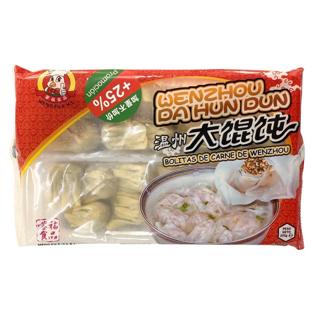 [200472/2B0071] WONTON CERDO CONGELADO *MENGFU* 蒙福冻温州馄饨 200g/12