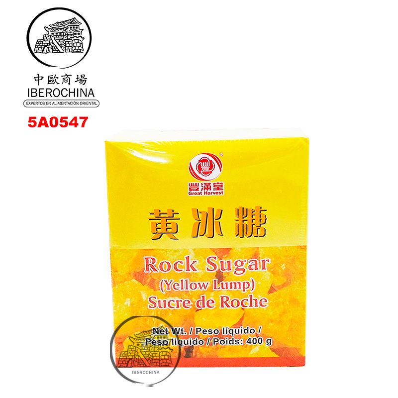 AZUCAR AMARILLO CRISTALIZADO *FENG MAN TANG* 丰满堂黄冰糖400g/50