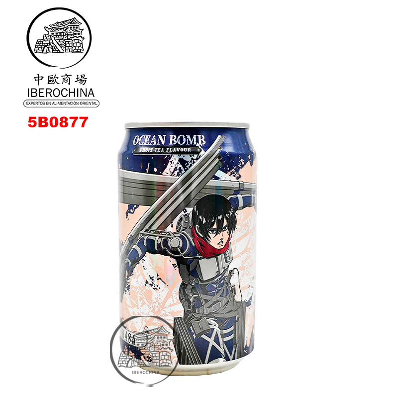 [501772/5B0877] BEBIDA TE FRUITA *OCEAN BOMB* 水果茶风味汽泡水 330ml/24