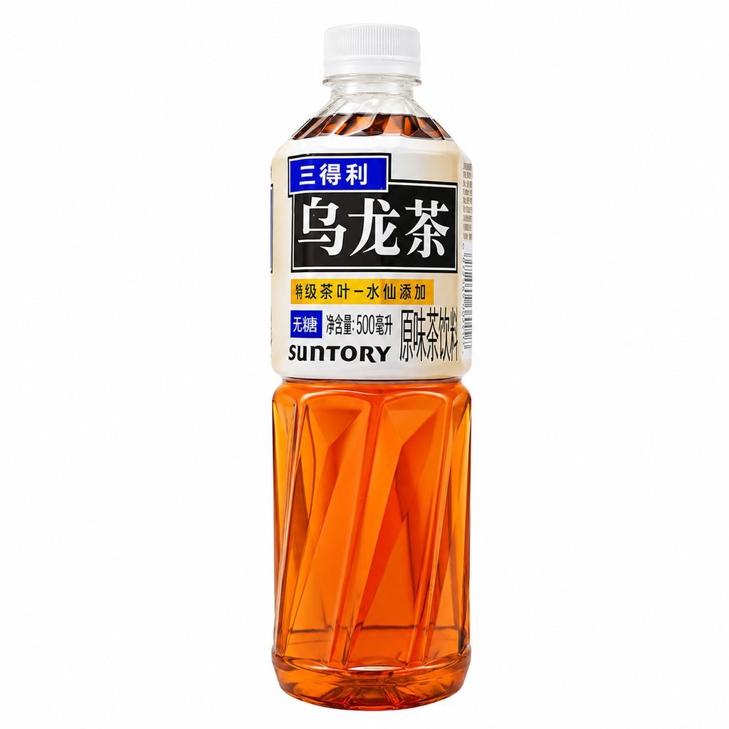 [501786/5B0824] BEBIDA TE OOLONG SIN AZUCAR *SUNTORY* 三得利无糖乌龙茶 500ml/15