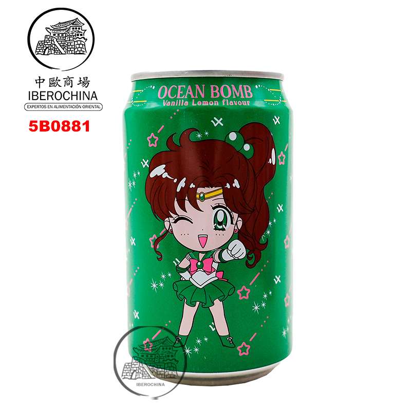 [501800/5B0881] BEBIDA VAINILLA LIMON *OCEAN BOMB* 香草柠檬风味汽泡水 330ml/24