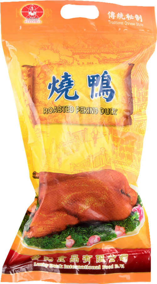 PATO ENTERO ASADO CONGELADO *LUCKY DUCK* 冻烤全鸭 1,3kg/5