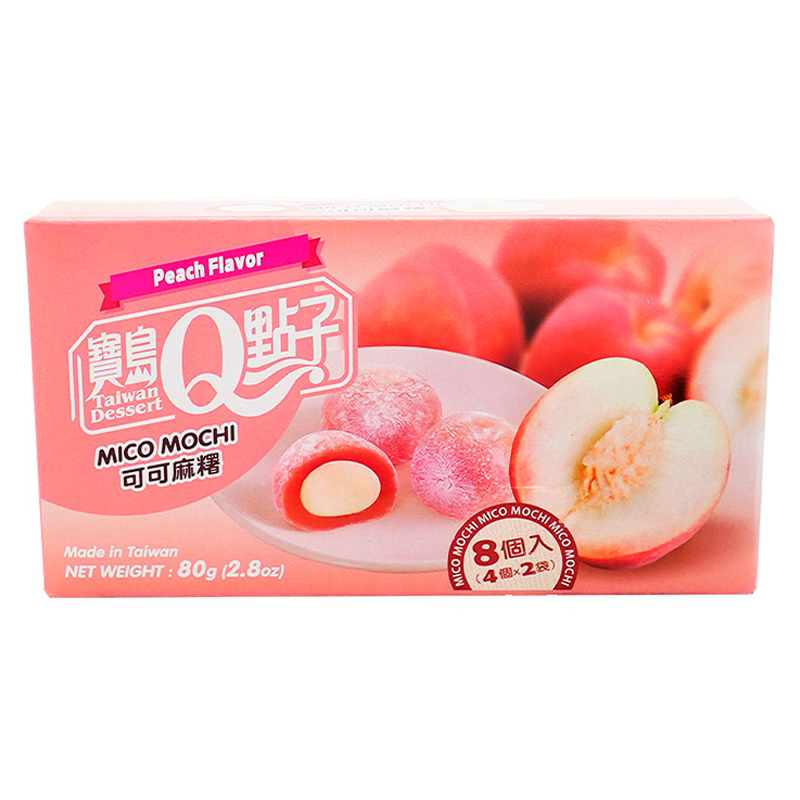 MOCHI MELOCOTON *宝岛Q点子* 蜜桃麻薯 80g/24