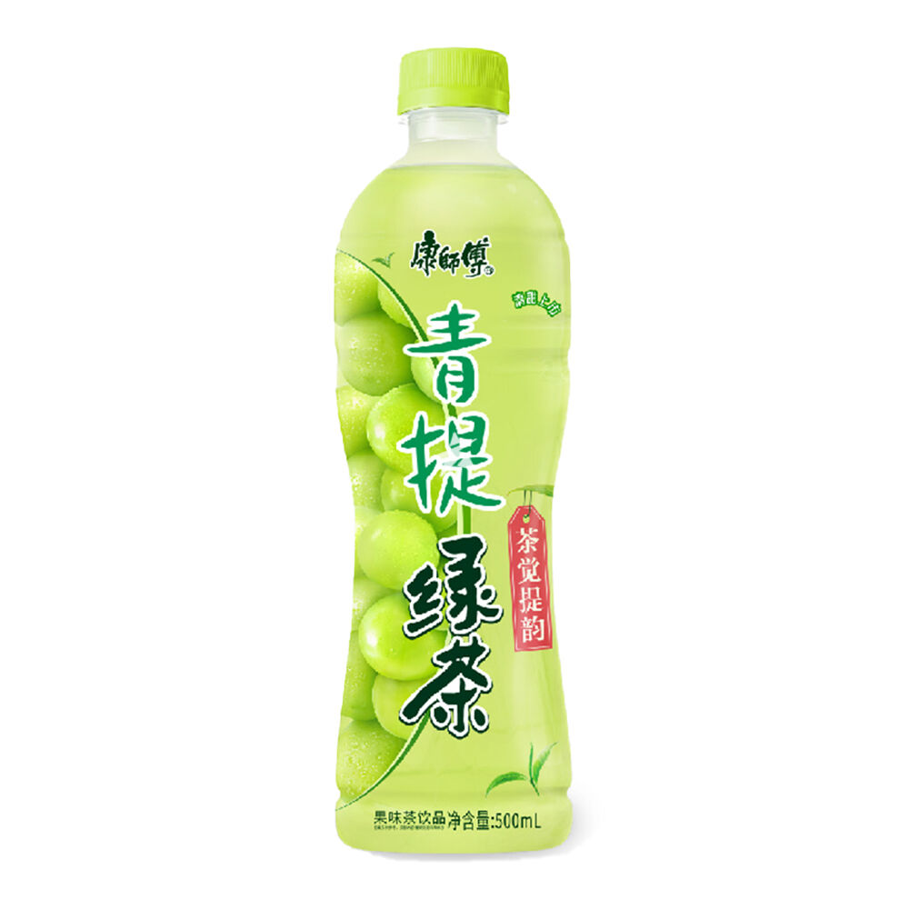 BEBIDA TE VERDE CON UVA *MASTER KONG* 康师傅青提绿茶 500ml/15