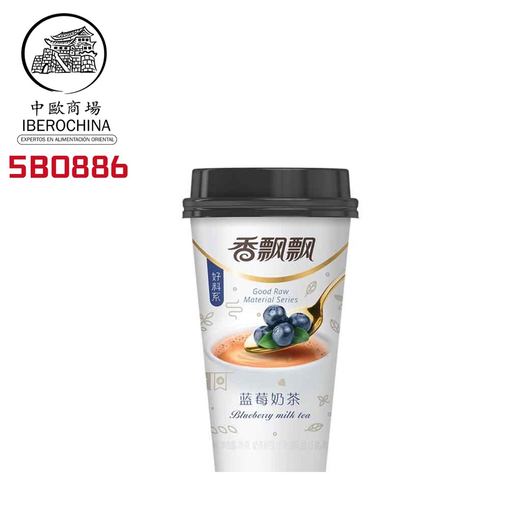 POLVO TE LECHE ARANDANO *香飘飘* 好料蓝莓味奶茶 76g/30