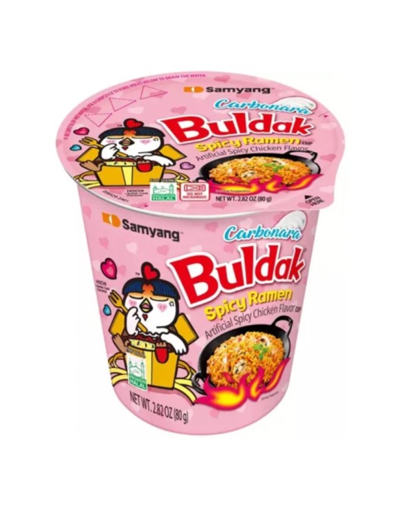 [501443/5T0854] RAMEN CUP BULDAK CARBONARA *SAMYANG* 三养奶油火鸡杯面 80g/6