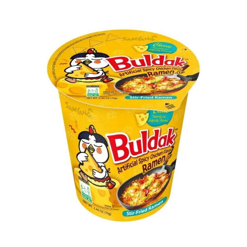RAMEN CUP BULDAK QUESO *SAMYANG* 三养乳酪火鸡杯面 70g/6