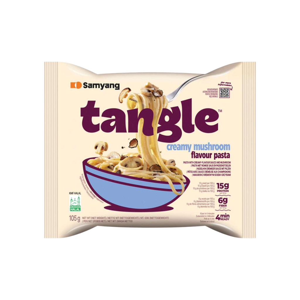 [501432/5T0857] PASTA TANGLE CREMA CHAMPIÑON *SAMYANG* 三养奶油蘑菇意面  105g/20
