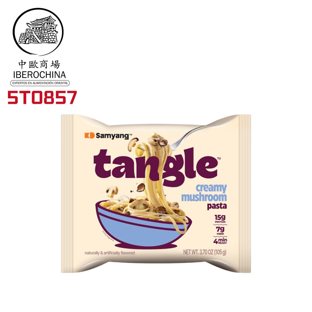 PASTA TANGLE CREMA CHAMPIÑON *SAMYANG* 三养奶油蘑菇意面  105g/20