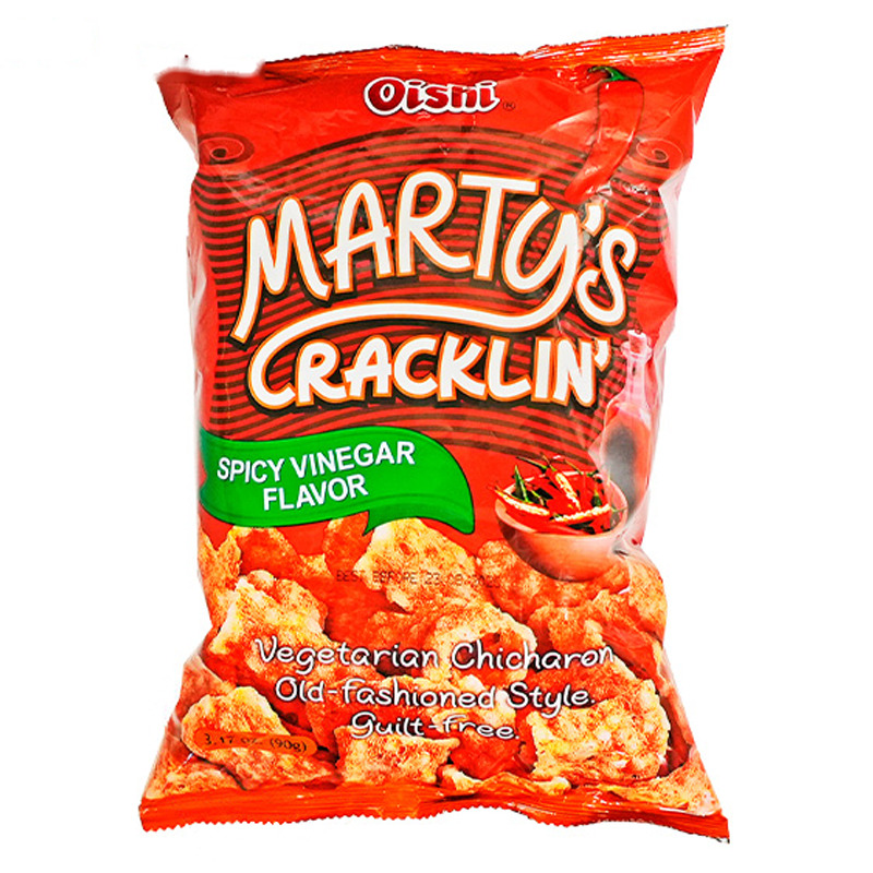 CHICHARON MARTY´S AGRI-PIC*OISHI* 上好佳(素)酸辣豬皮 90g/30