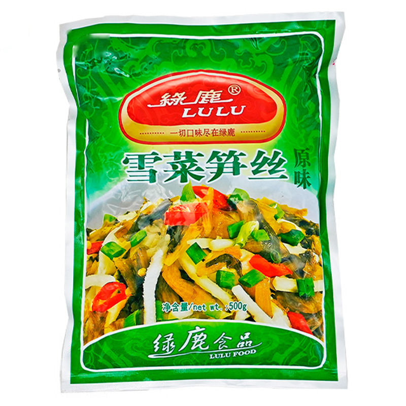 MOSTAZA Y BAMBÚ EN TIRAS *LULU* 绿鹿雪菜笋丝 500g/30