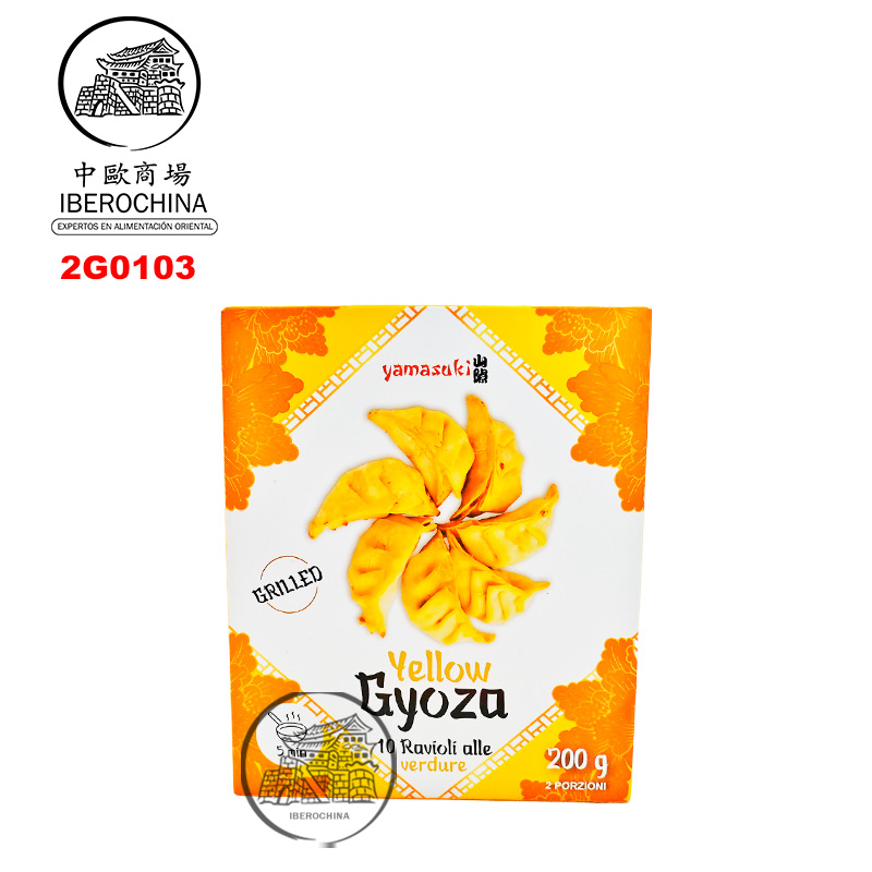 GYOZA DE VERDURA *YAMASUKI* 山崎蔬菜煎饺 200g/12