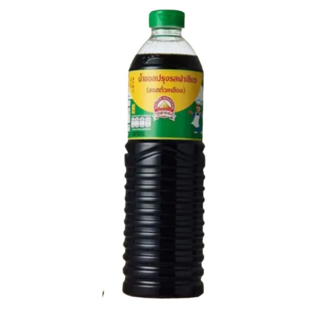 [502585/5S1050] SALSA SOJA CONDIMENTO*GOLDEN MOUNTAIN*仁和園(綠蓋)调味酱油12/600ML