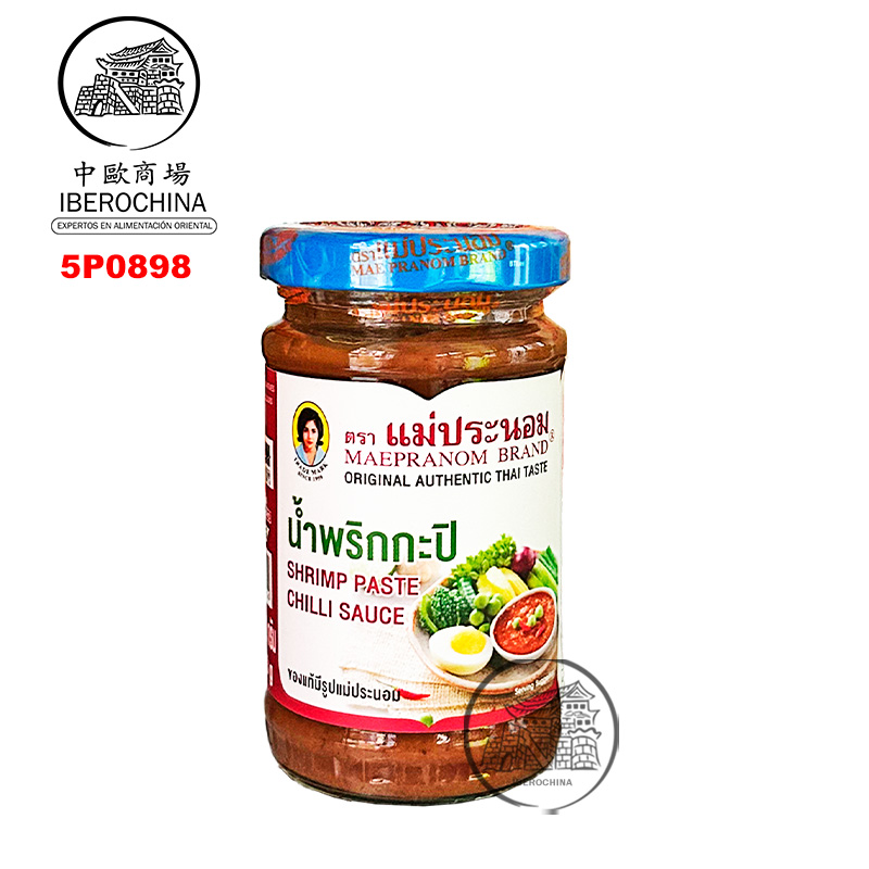 [502328/5P0898] PASTA DE GAMBAS CHILI *MAEPRANOM* 辣椒虾酱 120G/24