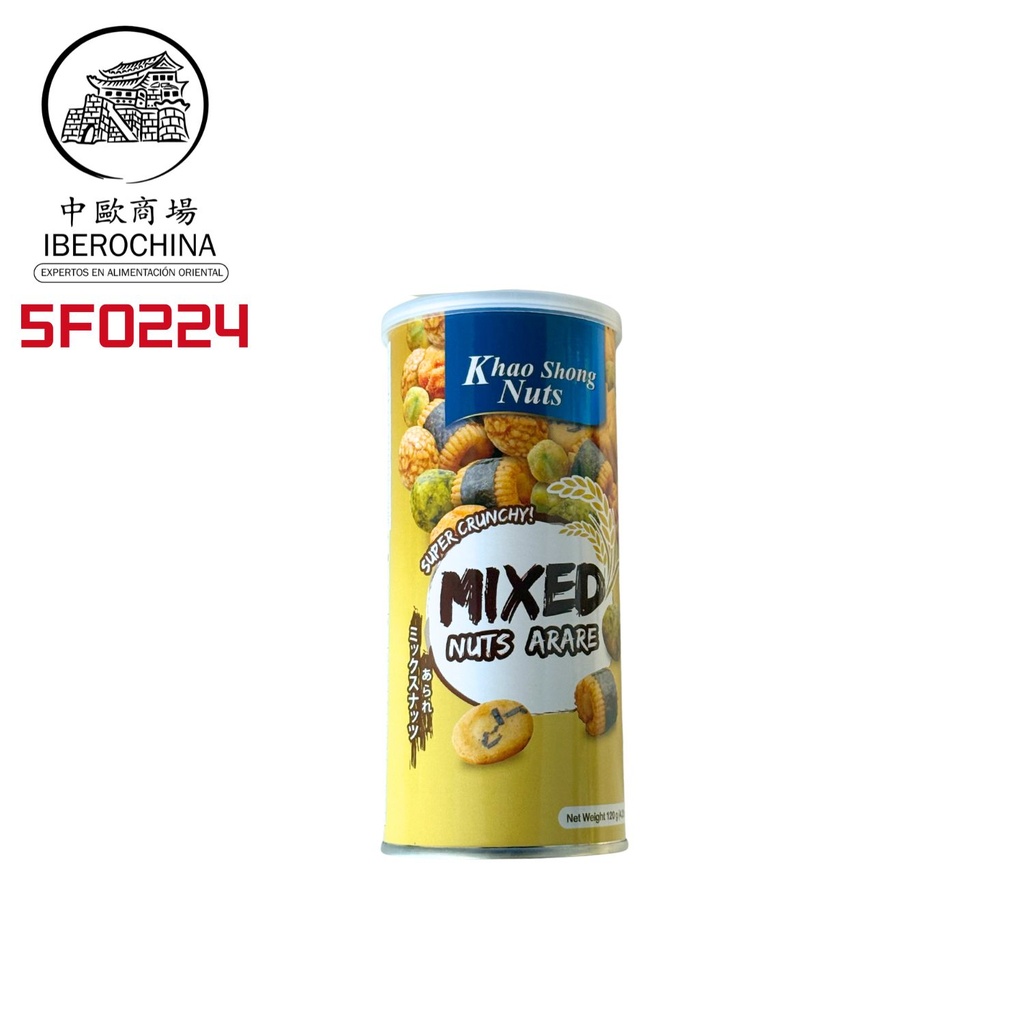 [502075/5F0224] FRUTOS SECOS MIXTOS *KHAO SHONG* 什锦坚果 120g/24