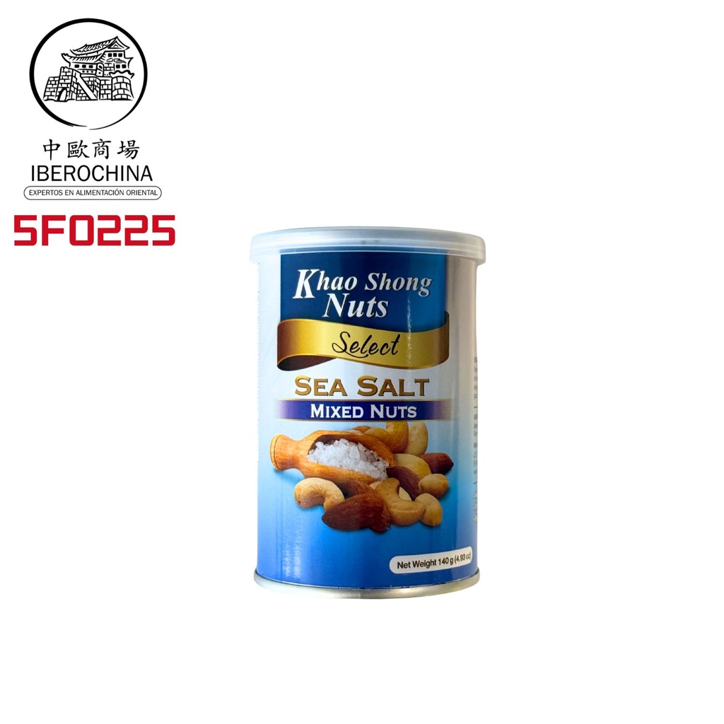 [502077/5F0225] FRUTOS SECOS SALADOS *KHAO SHONG* 海盐味烤坚果 140g/24
