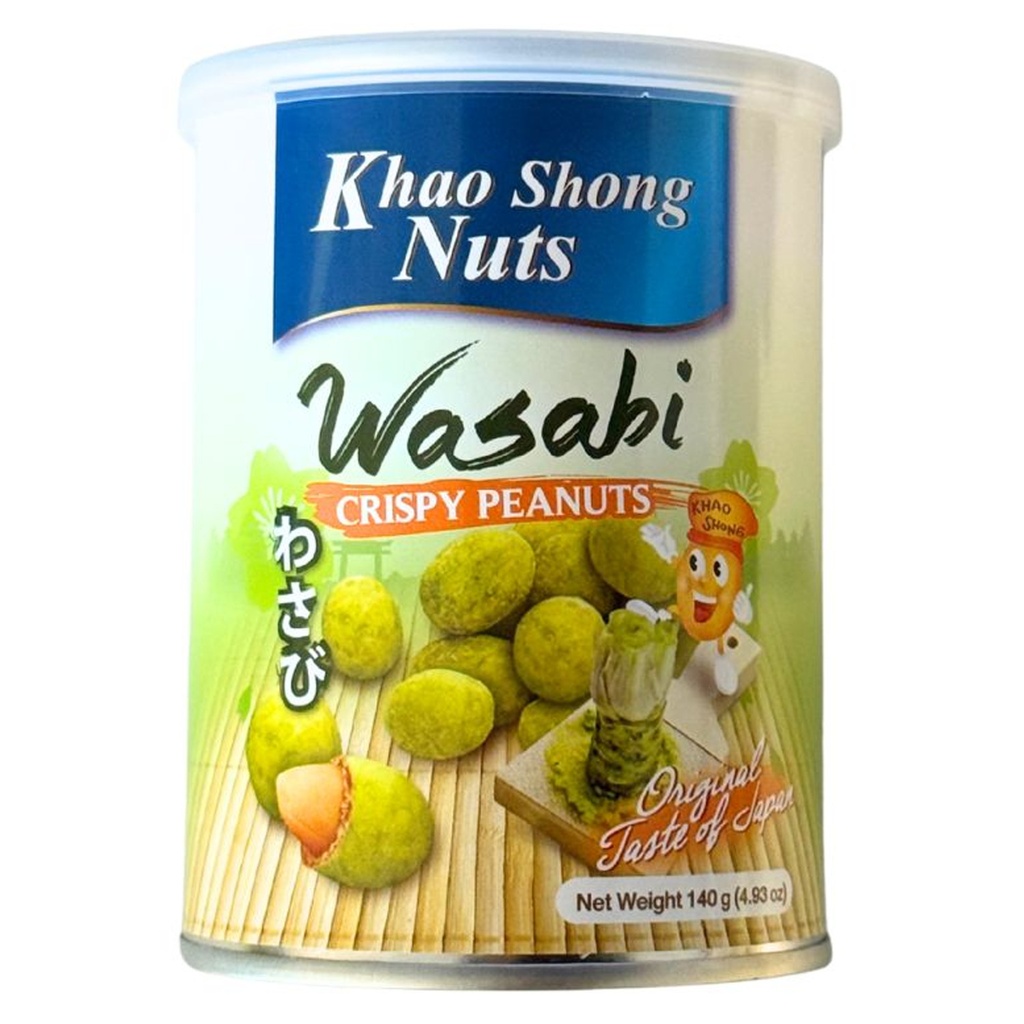 CACAHUETES SABOR WASABI *KHAO SHONG* 芥末味花生 140g/24