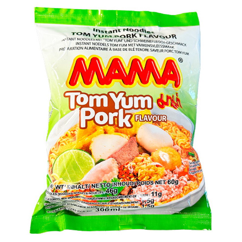 [502805/5T0866] FIDEO TOM YUM CERDO *MAMA* 妈妈冬阴功叉烧味方便面 60g/30