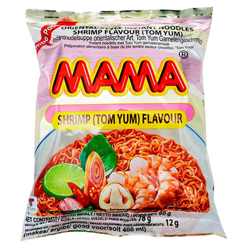 [502779/5T0867] TALLARIN GAMBA TOM YUM *MAMA* 妈妈冬阴功虾味方便面 90g/30
