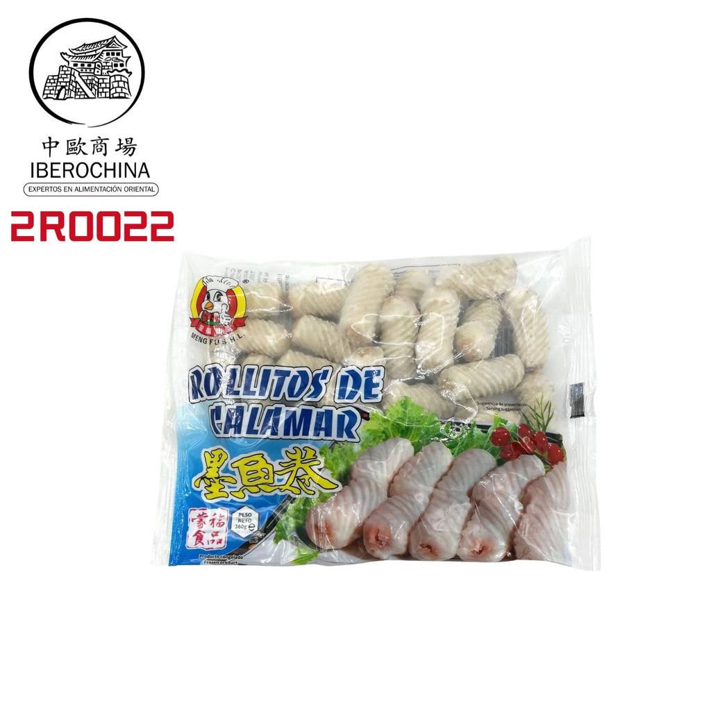 [200664/2R0022] ROLLITO SEPIA CONGELADO *MENGFU* 蒙福冻墨鱼卷 360g/16