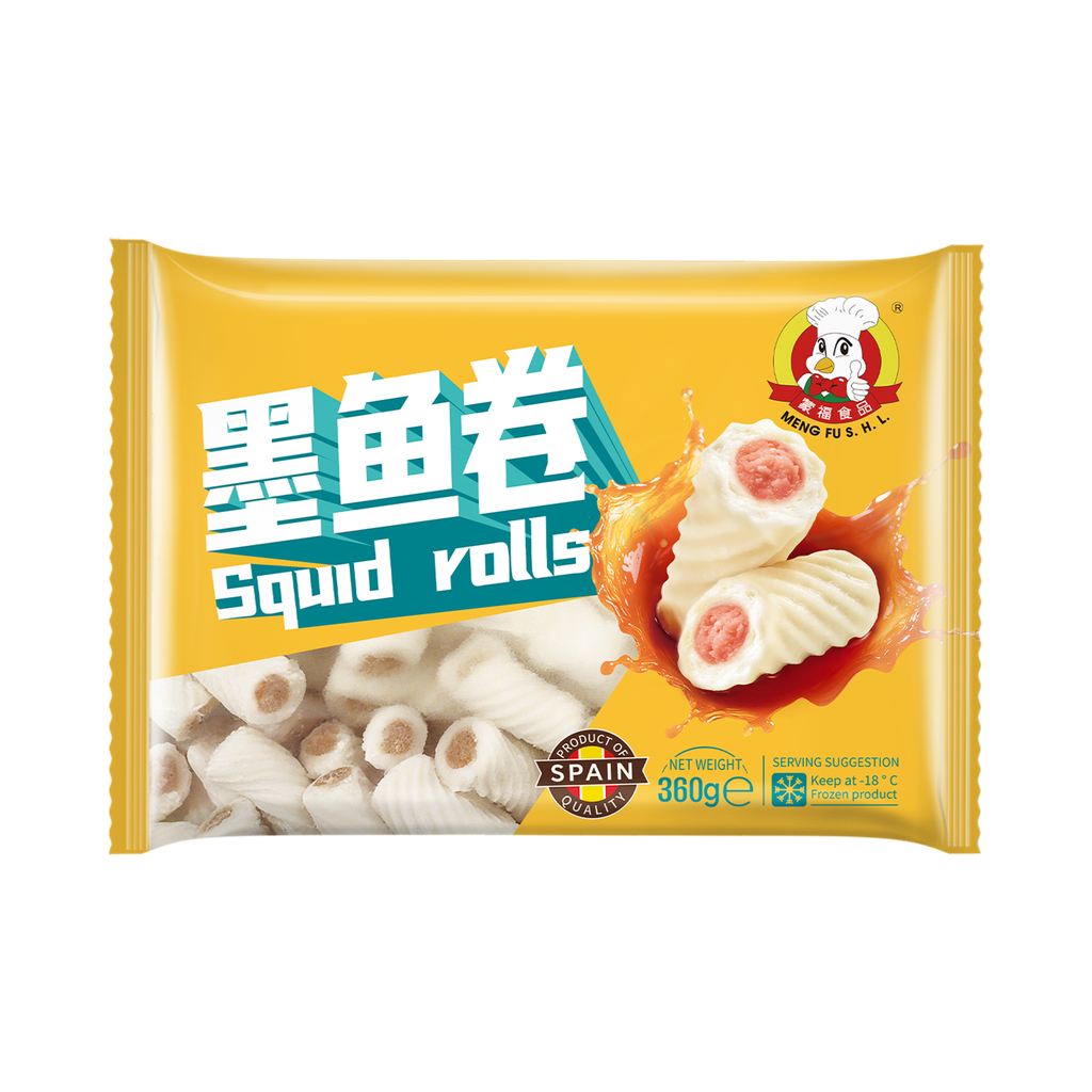 [200664/2R0022] ROLLITO SEPIA CONGELADO *MENGFU* 蒙福冻墨鱼卷 360g/16