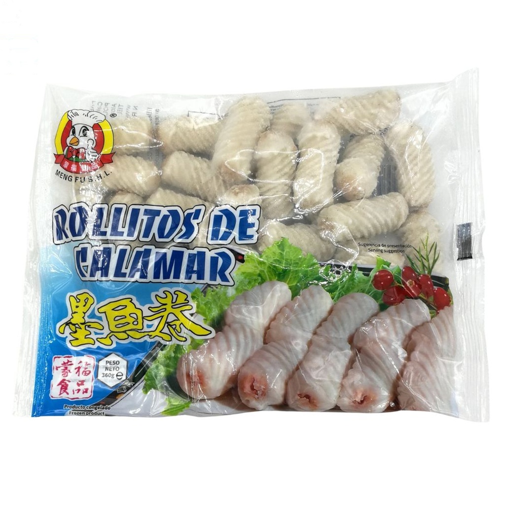 [200664/2R0022] ROLLITO SEPIA CONGELADO *MENGFU* 蒙福冻墨鱼卷 360g/16