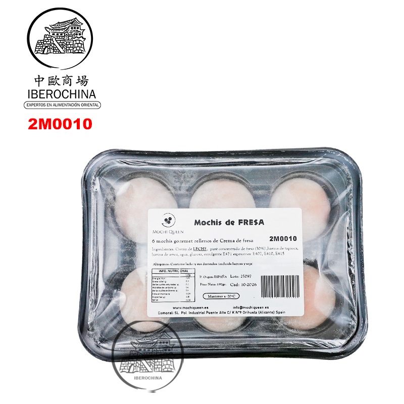 [200339/2M0010] MOCHI FRESA CONGELADO *MOCHI QUEEN* 雪后冻草莓麻糬 210g/6u/10