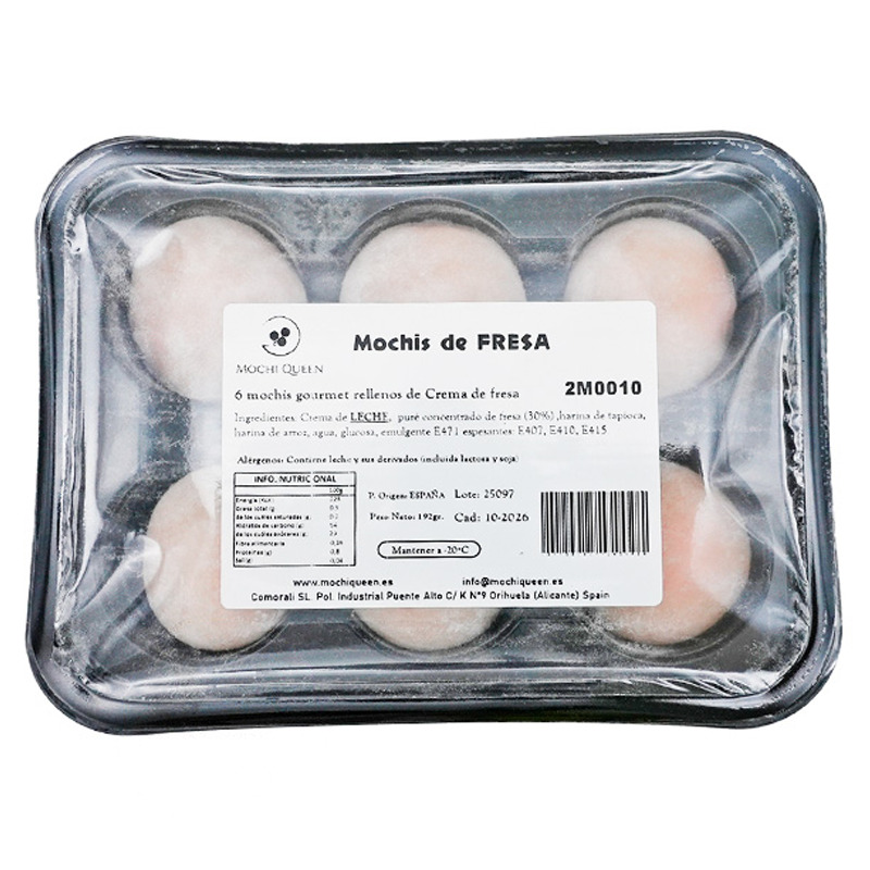 MOCHI FRESA CONGELADO *MOCHI QUEEN* 雪后冻草莓麻糬 210g/6u/10