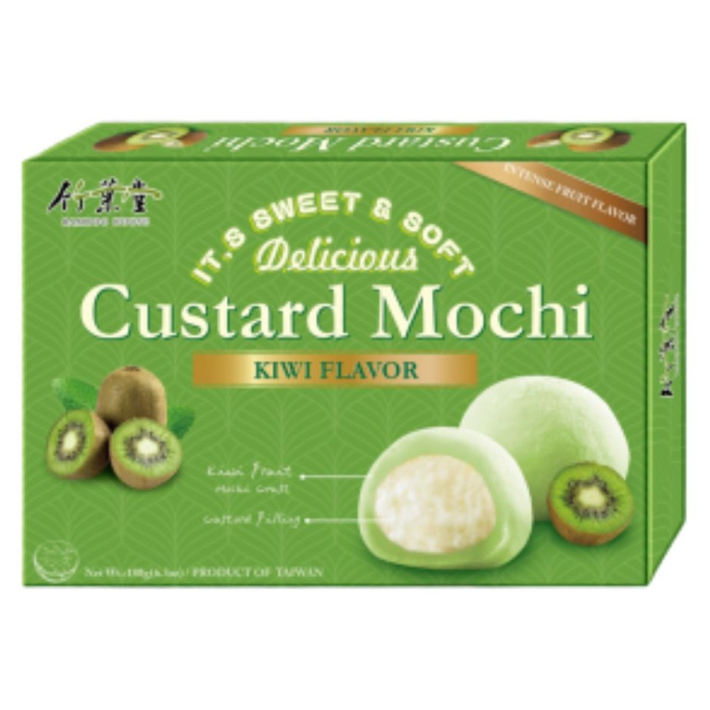 [502359/5P0911] PASTEL MOCHI KIWI *BAMBOO HOUSE* 卡士达奇异果口味麻糬 180g/24