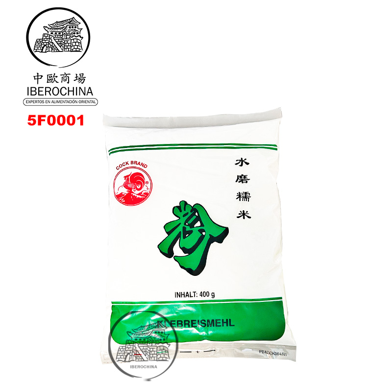 [501998/5F0001] FECULA ARROZ GLUTINOSO *COCK* 鸡标糯米粉 400g/50