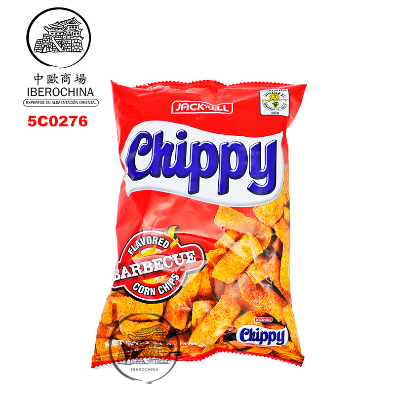 CHIPS BBQ CHIPPY *JACKTALL* 菲燒烤味薄片108G/50