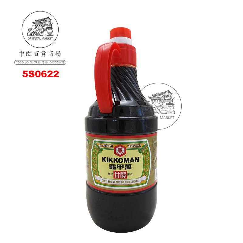 [502603/5S0622] SALSA SOJA *KIKKOMAN* 龟甲万甘醇酱油 1,6L/6