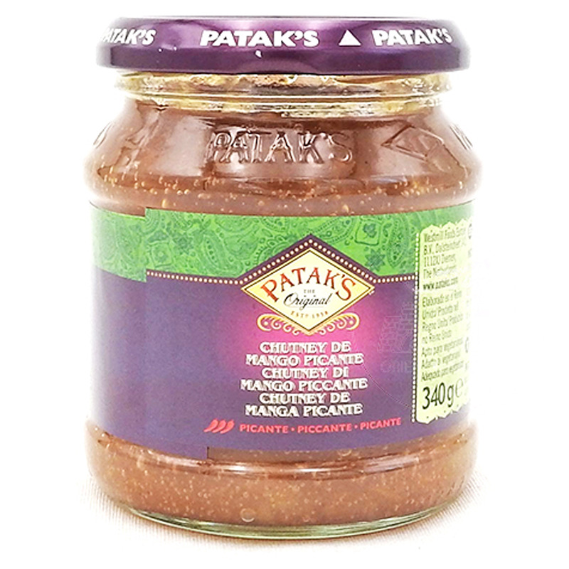 [501187/5S0760] CHUTNEY MANGO PICANTE *PATAKS* 印度辣芒果酱 340g/6